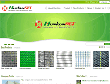 Tablet Screenshot of hunkun.com